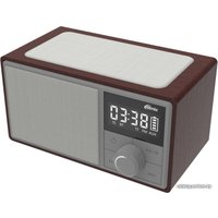 Настольные часы с беспроводной зарядкой Ritmix RRC-885