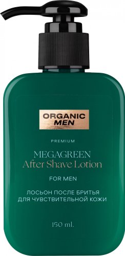 Лосьон после бритья Organic Men MegaGreen Для чувствительной кожи (150 мл)