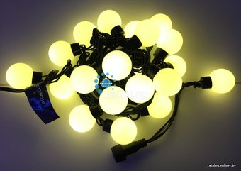 Светодиодная гирлянда Rich Led Шарики 4см RL-S5-20C-40B-WW (теплый белый)