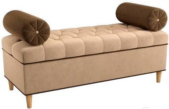 Банкетка Mebelico Глория 1 микровельвет бежевый