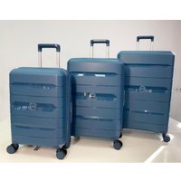 Чемодан-спиннер Mironpan 23102 74 см (синий)