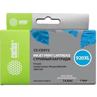 Картридж CACTUS CS-CD972 (аналог HP 920XL (CD972AE))