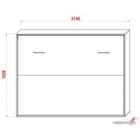 Кровать-трансформер Макс Стайл Strada 18мм 160x200 (дуб бардолино натуральный Н1145 ST10)