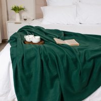 Плед Casa Conforte London Basic 150x200 6155338 (зеленый)