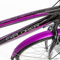 Велосипед Explorer Elite Lady S LAD265S (черный/фиолетовый/розовый)