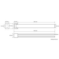 Держатель для полотенца Bemeta Gamma 145804102