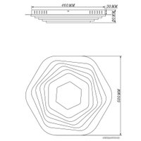 Припотолочная люстра Moderli Rita V2851-CL