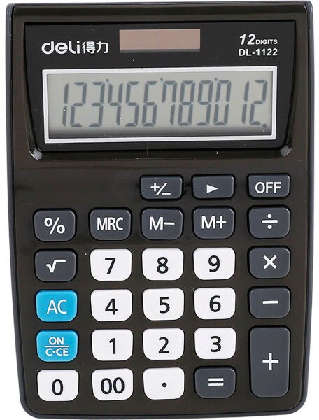 

Бухгалтерский калькулятор Deli E1122/GREY