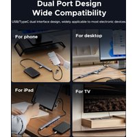 USB-хаб Orico YSA2-U3-GY-BP