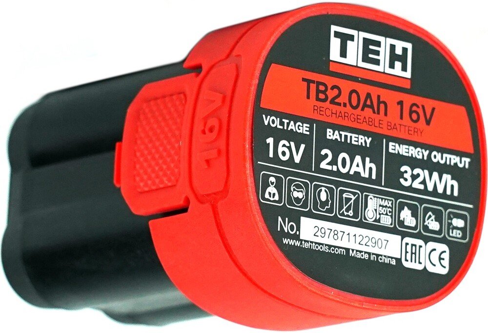 

Аккумулятор TEH TB2.0Ah 16V (16В/2 Ah)