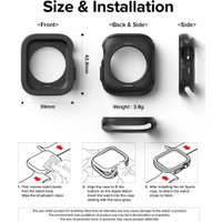 Чехол Ringke Air Sports для Apple Watch 9/8/7 41mm, Se3/Se2/Se/6/5/4 40mm Black