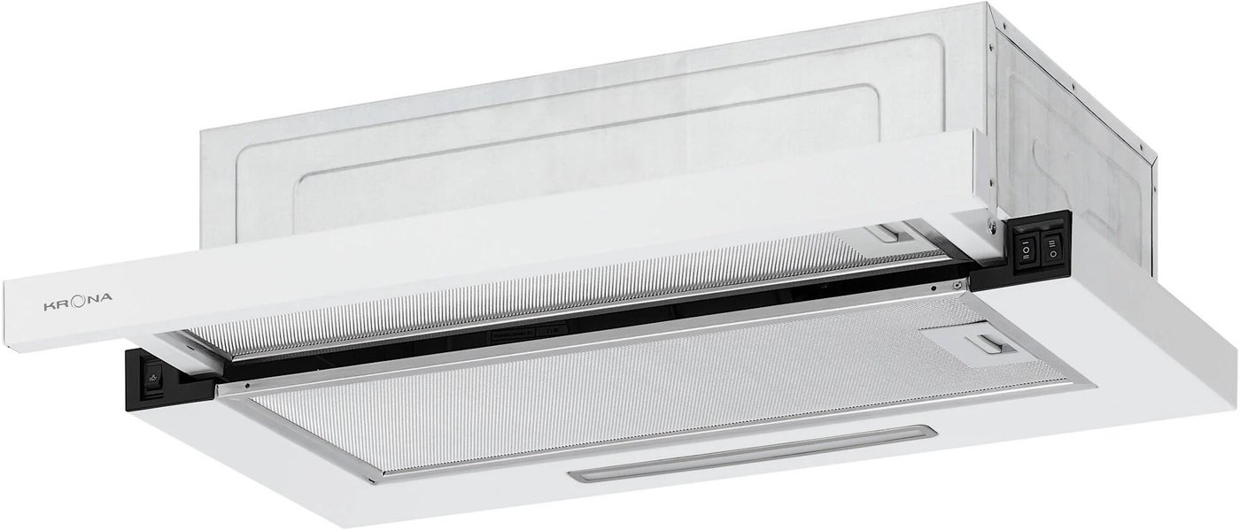 Кухонная вытяжка Krona Kerry E 600 White PB V2 КА-00012030 (белый)
