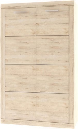 Шкаф распашной Anrex Oskar 2DP (дуб санремо/дуб бордо)