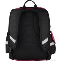 Школьный рюкзак Феникс+ Панда токсик 59280 (черный/розовый)