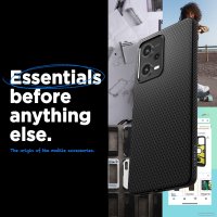 Чехол для телефона Spigen Liquid Air для Xiaomi Redmi Note 12 Pro 5G/POCO X5 Pro 5G ACS05788 (черный)