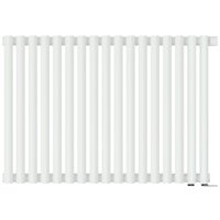 Стальной трубчатый радиатор Сунержа Эстет-00 EU50 500х765 17 секций (матовый белый)