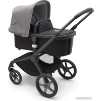 Универсальная коляска Bugaboo Fox 5 (2 в 1, black/midnight black/grey melange)