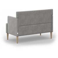 Диван Mio Tesoro Киус с подушками (микровелюр/серый №17)