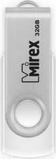 

USB Flash Mirex SWIVEL WHITE 32GB (13600-FMUSWT32)