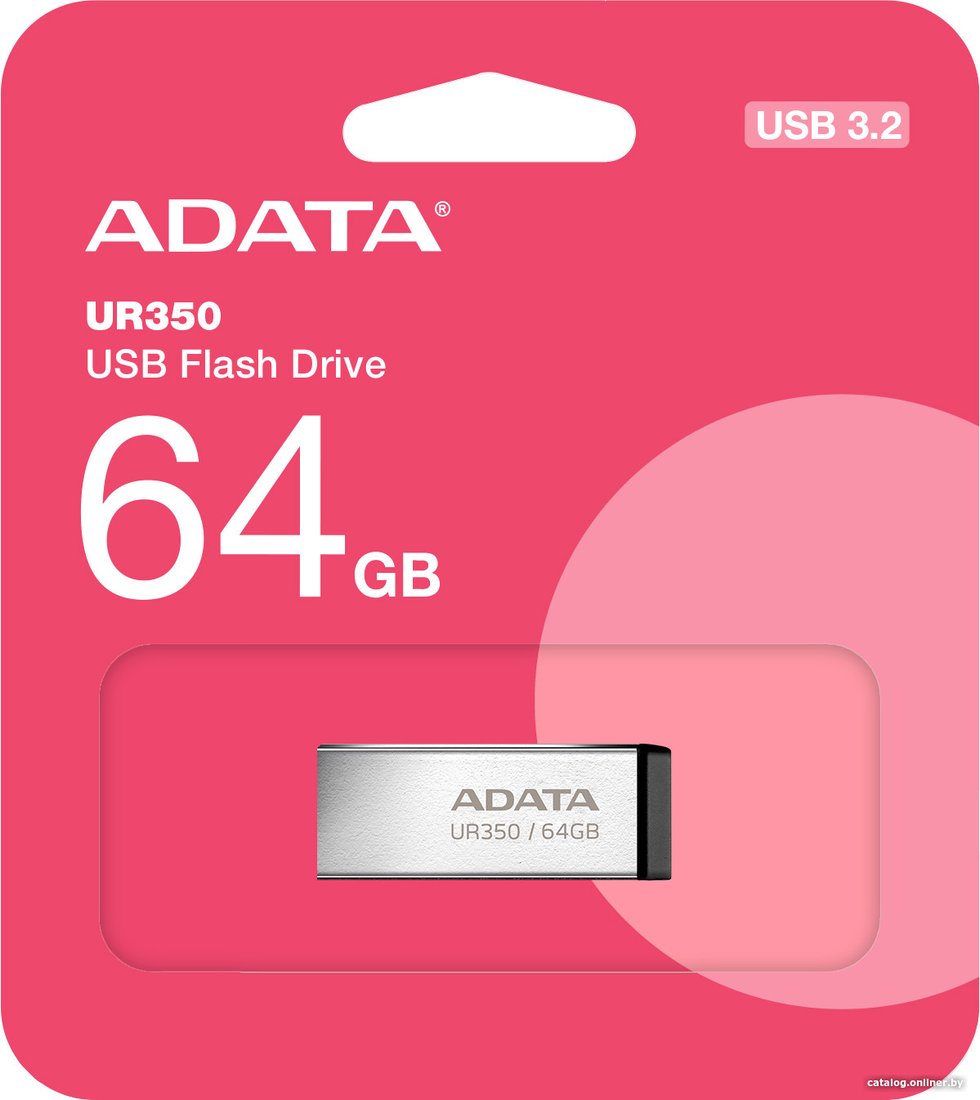 USB Flash ADATA UR350 64GB UR350-64G-RSR/BK