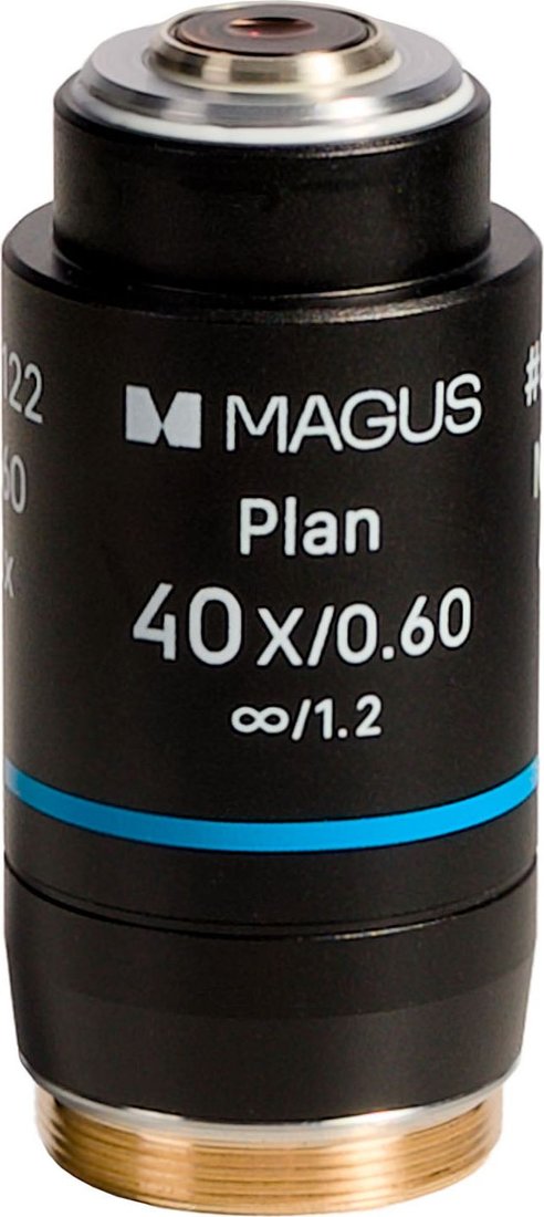 Объектив Magus 40PL60V Plan 40х/0.60 ∞/1.2 H60 мм 85122