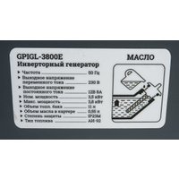 Бензиновый генератор Gigant GPIGL-3800E