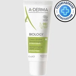 A-Derma Крем для лица Biology увлажняющий для нормальной и комбинированной кожи 40 мл