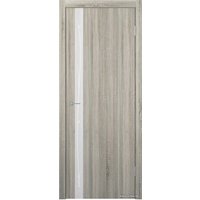 Межкомнатная дверь Юркас Stark ST12 ДО 60x200 (сонома грей/зеркало матовое с рис.)