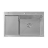 Кухонная мойка Astir Decor Satin C78x51R (с сифоном, дозатором и коландером)