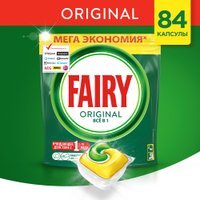 Капсулы для посудомоечной машины Fairy All in One Original лимон (84 шт)