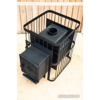 Банная печь ComfortProm Сталь 8мм 20м3, чугунная дверь