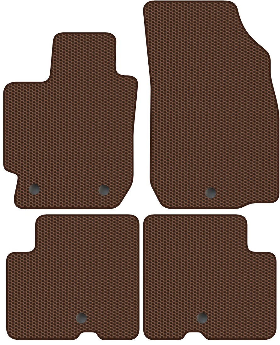 

Комплект ковриков для авто Alicosta Nissan Almera III (седан / G15) 2012 - 2019 (коричневый, сота)