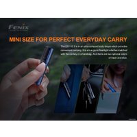 Фонарь Fenix E01 V2.0 (черный)