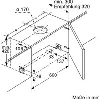 Кухонная вытяжка Bosch Serie 4 DFR067A52