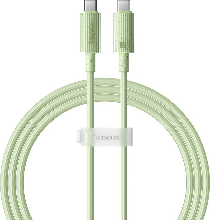 

Кабель Baseus Habitat Series Fast Charging Cable 100W USB Type-C - USB Type-C (1 м, зеленый)