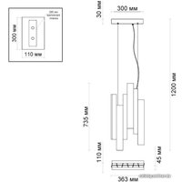 Подвесная люстра Odeon Light Piano 4014/99L