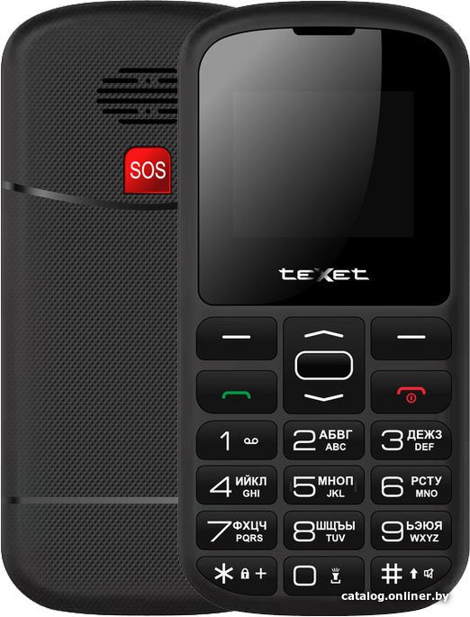 Кнопочный телефон TeXet TM-B316 (черный)