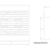 Осевой вентилятор Dospel Styl 150 WP