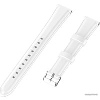 Ремешок Rumi кожаный Slim 20 мм (белый)