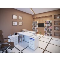 Стол Сокол КСТ-109 правый (дуб сонома/белый)