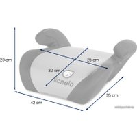 Детское сиденье Lionelo Luuk (серый)