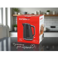 Электрический чайник Oursson KE1736W/BL