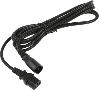 Кабель Hyperline PWC-IEC13-IEC14-3.0-BK