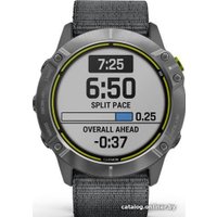 Умные часы Garmin Enduro (серая сталь/серый ремешок UltraFit)