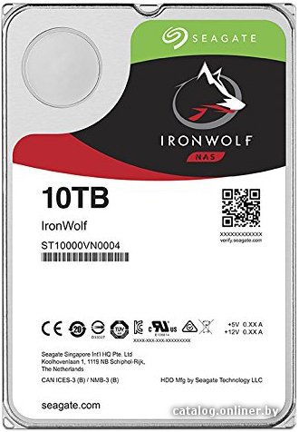 Жесткий диск Seagate Ironwolf 10TB [ST10000VN0004]