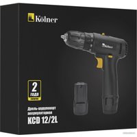 Дрель-шуруповерт Kolner KCD 12/2L (с 2-мя АКБ)