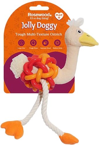 

Игрушка для собак Rosewood Jolly Doggy Tough Multi Texture Ostrich 39029