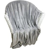 Плед Belezza Plain 140x200 (дымчатый/серый)