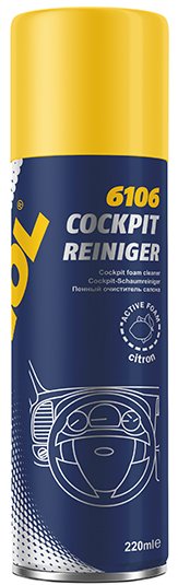 

Mannol Cockpit-Reiniger средство по уходу за приборной панелью 6106 220мл (лимон)