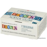 Акриловые краски Decola Глянцевые 2941116 (12 цв.)